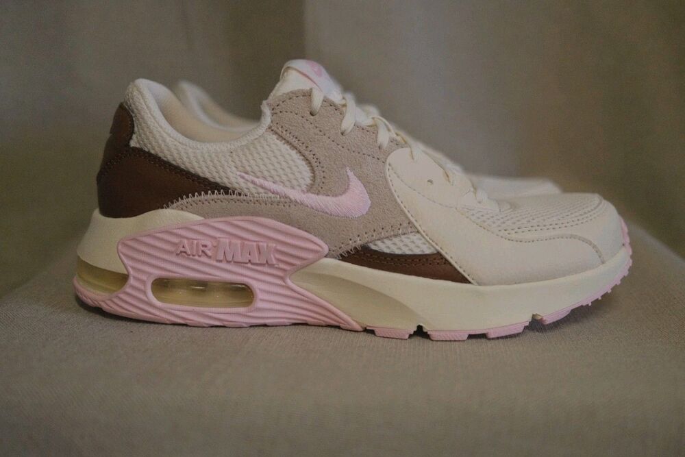 Nike Women's Air Max Excee Phantom/Pink Foam-Fauna Brown CD5432-015 Size 8